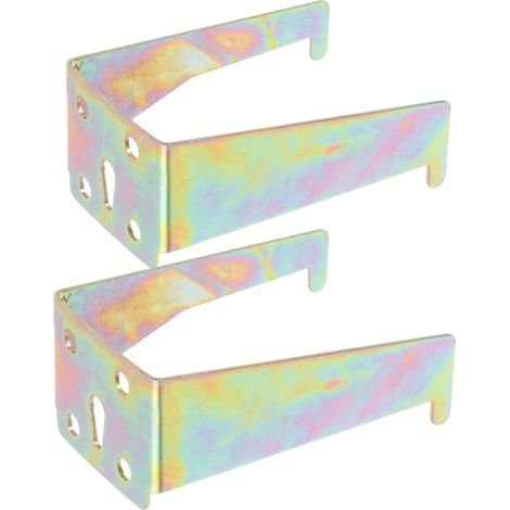 de 2 supports muraux robustes en métal pour extincteur avec