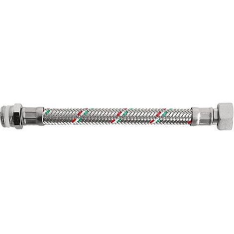 FLESSIBILE ACCIAIO PER ACQUA PARIGI TERMOPAR VARI DIAMETRI (21146V) 1/2 M 3/8 F CM. 50 (10193)
