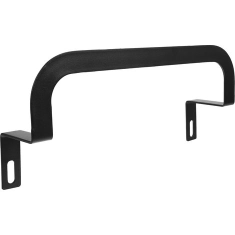 de matelas antidérapantes en fer pour lits en bois noir (1/5)