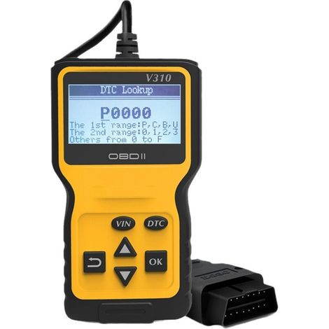 Outil de Diagnostic Voiture OBD2 Universel Lecteur de Code Valise Diagnostique Auto Scanner Diagnostic OBDII Support Français (1/4)