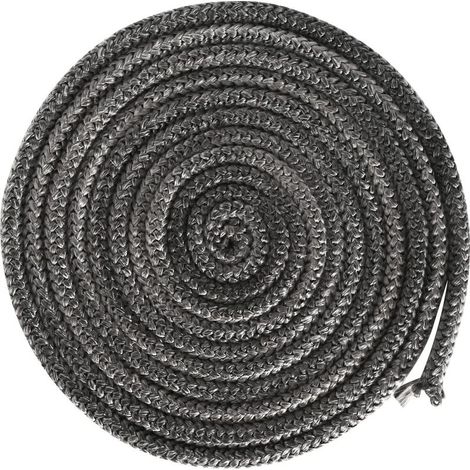 Joint d'étanchéité haute température 4m – Fil en fibre de verre 10mm – Résistant jusqu'à 550℃ – Pour poêles et cheminées (1/5)