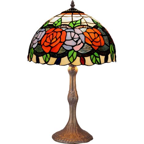 Foma Tischlampe mit 30 cm Durchmesser Schirm Rosy-Serie