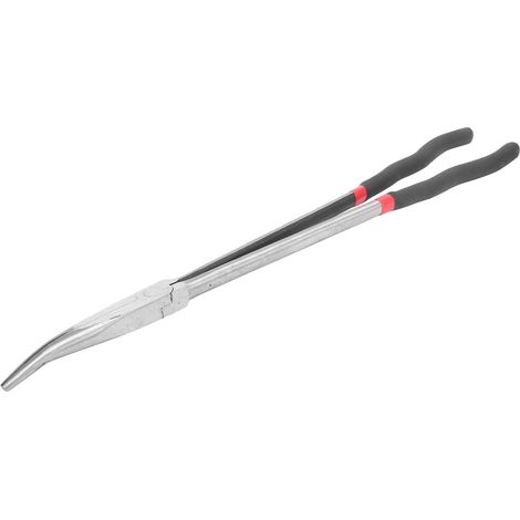 Pince à poignée allongée, pince à bec effilé de 16 pouces, 400mm, pince à bec courbé à 25 degrés, outils de réparation de tour (1/5)