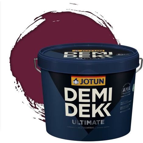 Peinture Bois - DEMI DEKK ULTIMATE - Satinée - RAL 4004 - 3L - Violet Bordeaux (1/2)