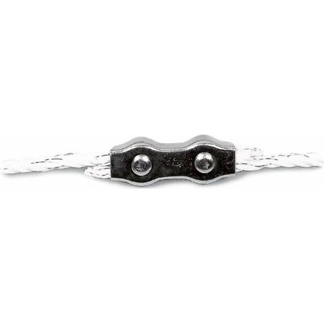Lem Select – Connecteur en acier galvanisé pour fils et cordes de clôture électrique 6 mm – Lot de 5 – Connexions solides et fiables