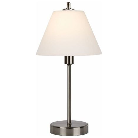 Lampada da tavolo Lucide Touch E14 60W cromo bianco