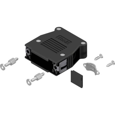 Conec SnapLock 16-003260E Alloggiamento D SUB Numero Poli (num): 15 Plastica 90 °, 180 ° Nero 1 pz. (1/2)