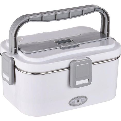 Beheizbare Lunchbox 1,8 l, 60 W, tragbar, Edelstahl, 110/220 V + 12 V/24 V Dual-Netzteilanschluss