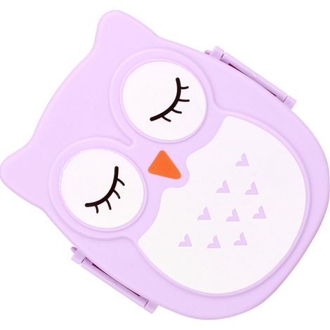 Tragbare Lunchbox aus Kunststoff mit Cartoon-Motiv, lebensmittelecht, mikrowellengeeignet, Aufbewahrungsbehälter (1/5)