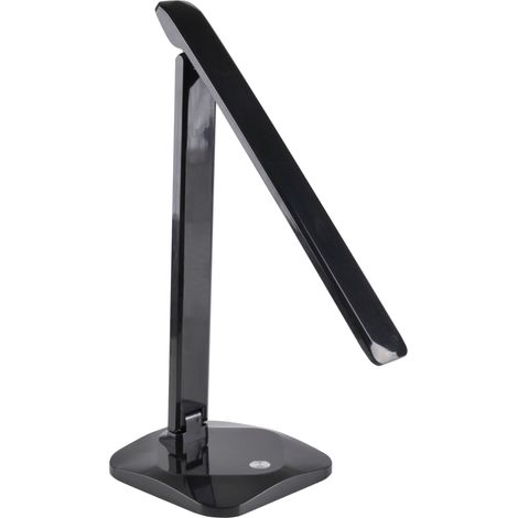 Lampe bureau LED noire dimmable 8W Polux 316653 Toledo (1/5)