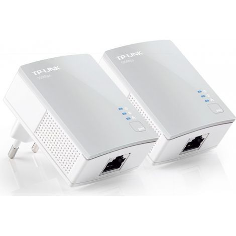 TP-LINK AV600 POWERLINE ADAPTER KIT (2) TL-PA4010KIT HomePlug AV 600Mb/s RJ45