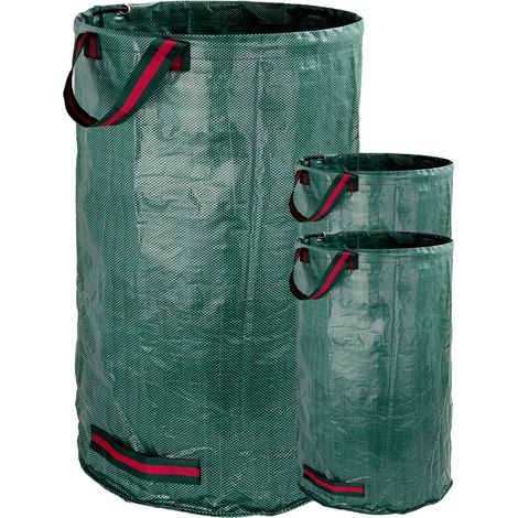 PrimeMatik - Sacs de nettoyage de jardin 120L 45 x 76 cm 3 unités (1/5)