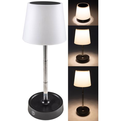 CHILITEC Lampe de table LED rechargeable dimmable, extensible 115 à 290 mm (1/5)