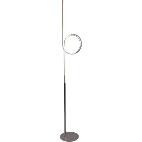 Naeve LOOP Lampadaire LED intégré Chrome 3000-3200K