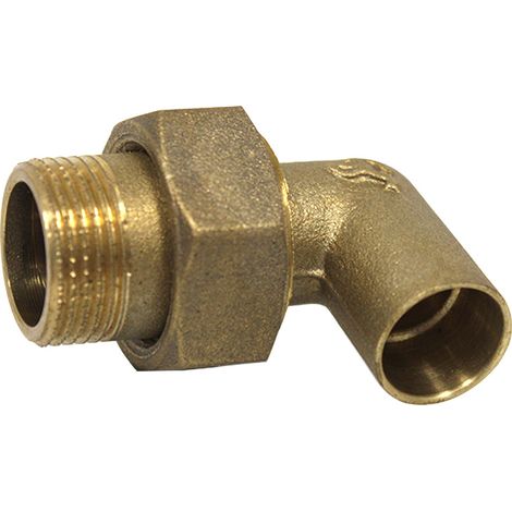 Coude union 3 pièces 98 GCU mâle 3/4" (20/27) - Tube Cuivre Ø18 - Arcanaute (1/4)