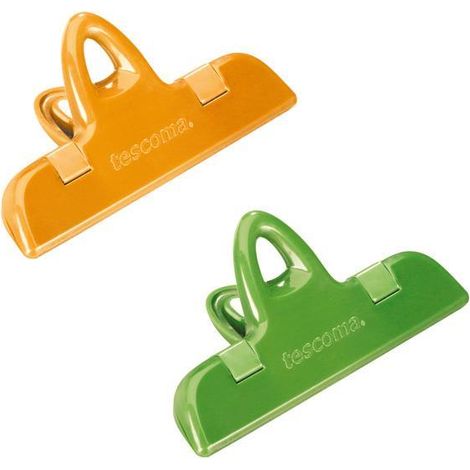 Clips para bolsas con pinza de 11 cm, 2 piezas. Presto Tescoma 420764