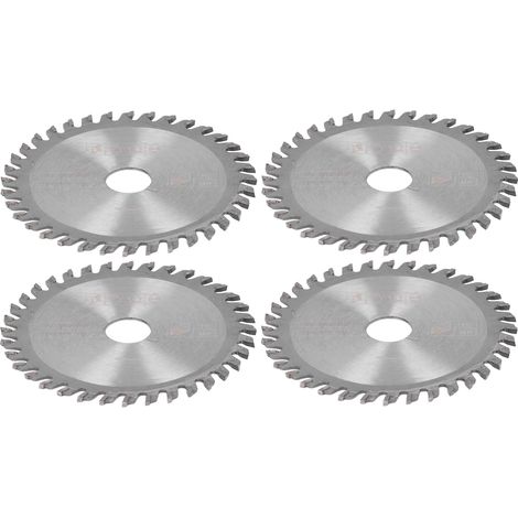 4 lames de scie circulaire carbure de tungstène 36 dents kit d'outils de coupe pour bois plastique (1/5)