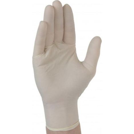 Gants latex auu1000 blanc - Divers : non poudré - Taille : 8/9 -