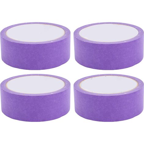 4 rouleaux de ruban de masquage de qualité supérieure pour peintre, ruban bleu, ruban de peinture multi-usages, peinture, bricolage, décoration, étiquetage, sans résidus, facile à retirer (1/5)