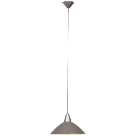 Lampada a sospensione controsoffitto luce regolabile Grigio logo brillante 78270/11
