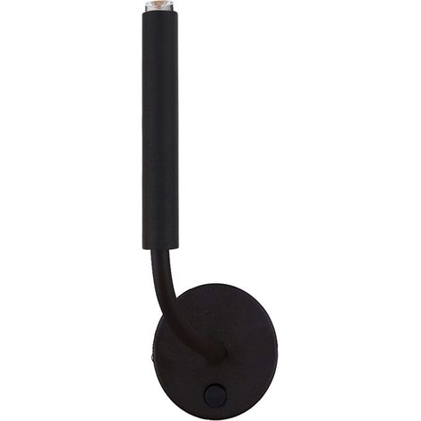 Wandleuchte mit Schalter Schwarz Metall G9