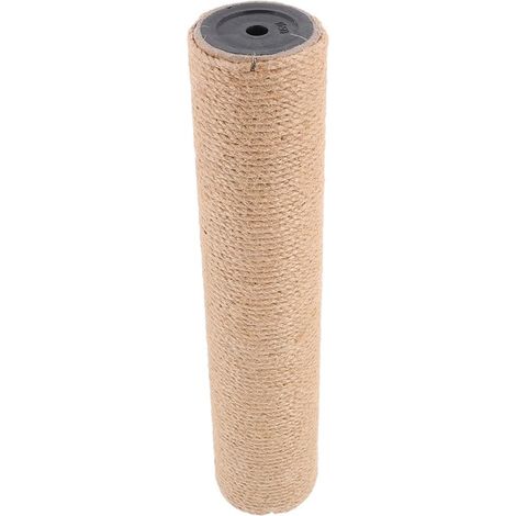 Poteau à Chat Griffoir Robuste en Sisal Naturel 40 Cm Diamètre 8 Cm pour (1/5)