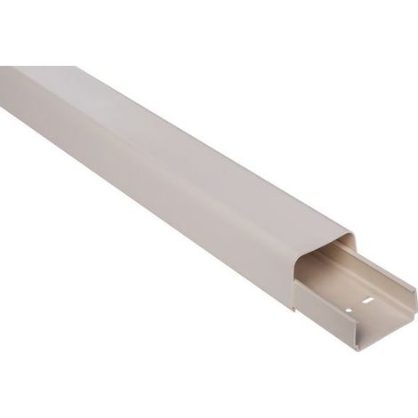 Goulotte plastique rigide 25x25mm – Longueur 2m – Résistante aux UV – Installation rapide – Pour intérieur et extérieur (1/3)