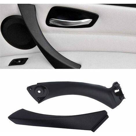 Convient pour poignée de porte intérieure BMW Série 3 E90/E91/E92/E93, poignée de porte passager droite + couvercle extérieur (compatible avec Série 3 E90/E91 323 325 328 330 335). (1/5)
