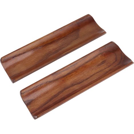Assiettes à sushi rectangulaires en bois, style japonais, 18,3 x 5,3 cm, idéales pour les fêtes et les réunions à la maison. (1/5)