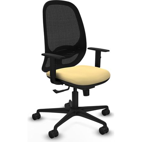 Silla de oficina piqueras y crespo Cilanco negro soporte lumbar ajustable (1/2)