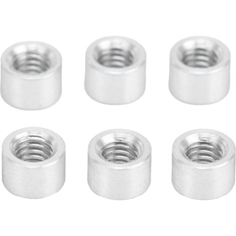 10 Stück runde Abstandshalter der Serie 3501 für Stützkonstruktionen, M4 x 0,7 mm, Länge: ca. 4 mm (1/5)