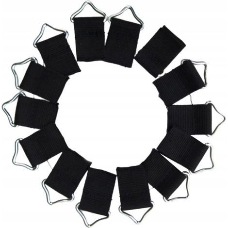 Boucle triangulaire en acier, diamètre intérieur de 1,5 pouce. (1/4)