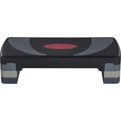 Yaheetech – Step d'aérobic ajustable 10,5/15/20 cm – Charge maximale 250 kg – Surface antidérapante – Pour fitness à domicile ou salle de gym