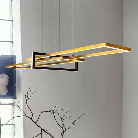 [GEBRAUCHT] B-Ware Trio Hängeleuchte Leuchte Led Lampe Messingfarbig Salinas Pendelleuchte Messing
