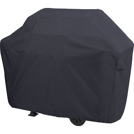 Housse de barbecue à gaz XL 190x71x117cm – Tissu Oxford 210D imperméable – Cordon élastique et orifices d'aération (1/4)