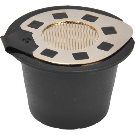 Wiederverwendbare Kaffeekapsel aus goldfarbenem Edelstahl – Nachfüllbarer Kapselfilter für Kaffeemaschinen (1/5)