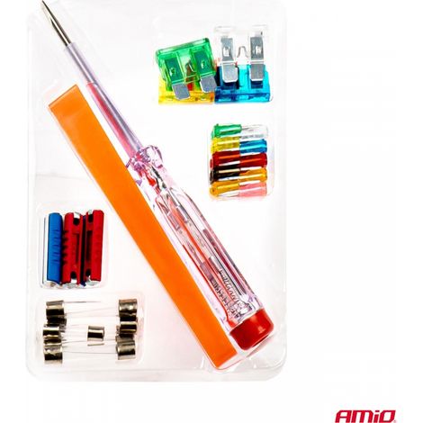 Fusibles, jeu de fusibles + pince + testeur amio-03036 (1/2)