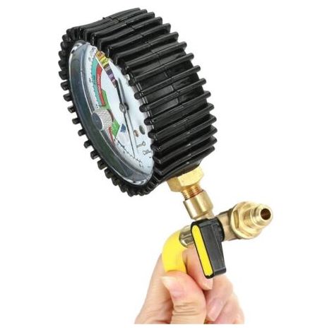 NALOOKAMIC  Testeur de Pression D'Azote pour Climatiseur Systèmes Réfrigération R134a R22 R407C R410A