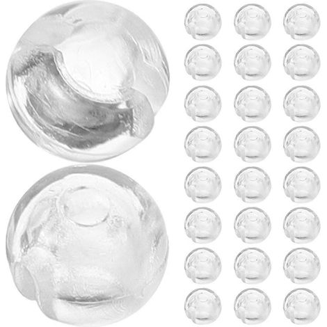 Transparente Perlenketten-Quetschstopper für Jalousien, 30er-Packung (1/5)
