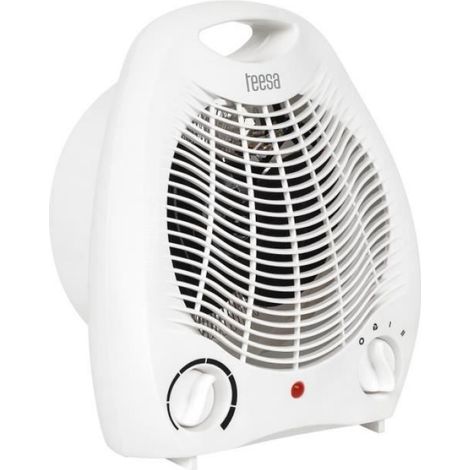 Ventilateur Thermoélectrique - 2000 W - 3 Modes Air Froid/Tiède/Chaud - Thermostat Réglable - Pour Maison - 1 Pièce (1/3)