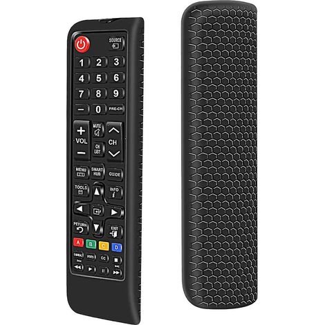 glow Blue-housse Coque En Silicone Pour Samsung Tv Tlcommande Bn59 Series, Antichoc Antidrapant Remote Case Cover Tui De Protection Pour Samsung T (1/5)