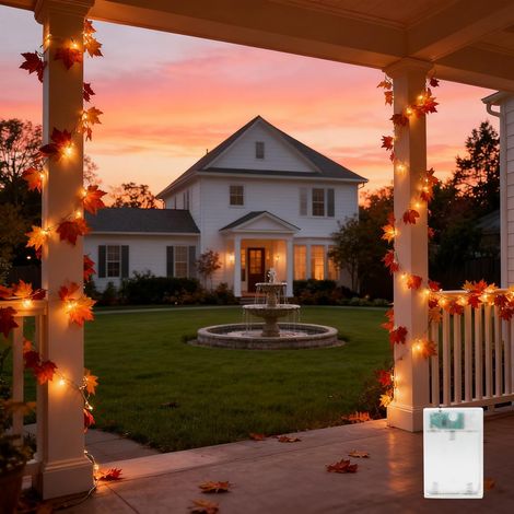 Décoration Intérieure – 2 Modes d'Éclairage – Alimentée par Piles – 3m – 20 LED blanc chaud – Guirla (1/5)