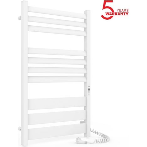 Toallero eléctrico LAVINA 500x900 con temporizador ECO, 280W, Blanco (1/5)