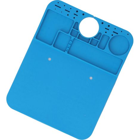 Tapis de micro-soudure multifonctionnel en silicone résistant à la chaleur et antistatique pour microscope, idéal pour la maintenance.