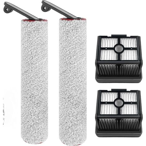 Zubehör für Dreame H12 Pro / H12 Dual / H13 Pro Ersatzteile für Nass- und Trockensauger, 2 rotierende Bürsten + 2 Hepa-Filter (1/5)