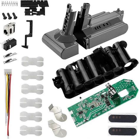 Boîtier en plastique pour batterie V10, carte de protection de charge (PCB) pour aspirateur Absolute SV12 Fluffy 25,2 V (1/5)