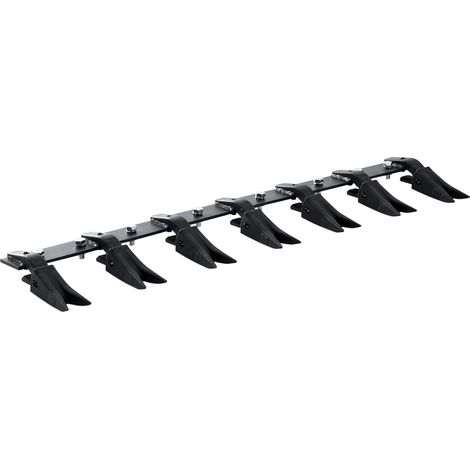 VEVOR Barra Dente per Benna 53'' per Trattori per Caricatore di Trattori Subcompatti, Capacita Carico 4560 lb, Adatta ai Taglienti della Benna da 1/2" o Meno, Nessuna Foratura Richiesta