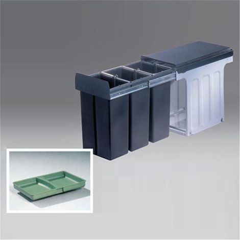 WESCO 857611-11 Einbau Abfallsammler Profiline Bio-Trio 30 DT (1/3)