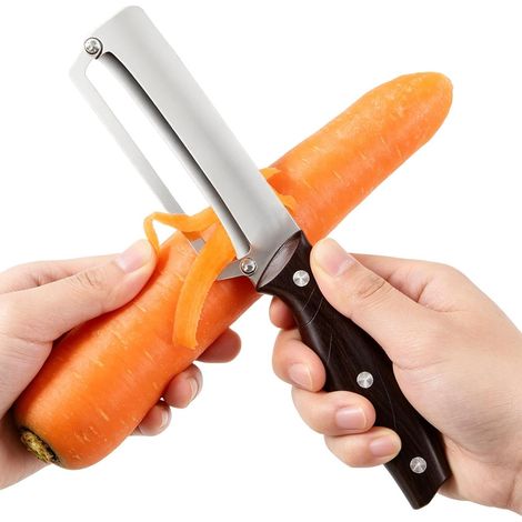 Éplucheurs De Légumes Pour Cuisine Gadgets Cuisine Pour Éplucher En Éplucheur À Légumes Et Tranche-Fruits En Pour Carotte Ananas Poire Maison Barbecue Pique-Nique Camping-Car (1/5)