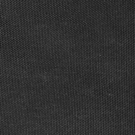 Voile toile d'ombrage parasol tissu oxford carré 2,5 x 2,5 m anthracite